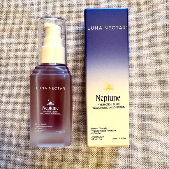 Luna Nectar Neptune Hydrate And Blur Hyaluronic Acid Serum 30ml Moisturizing - Picture 11 of 13